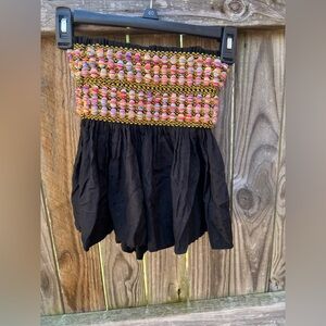 👗Koch Black and Multicolor Women's Shorts